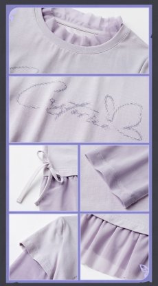 画像9: 【HSR 149pt】崩壊：スターレイル　キャストリスイメージ　 レイヤード風ロングTシャツ【予約10月下旬】 (9)