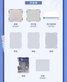 画像5: 【HSR 199pt】崩壊：スターレイル　ファイノン・列車巡遊　1/8 フィギュア展示ケース　LEDライトあり【予約180日以内】 (5)