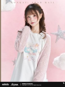 画像4: 【HSR 129pt】崩壊：スターレイル　ヒアンシーイメージ　Tシャツ（2種類）【予約2027年1月】 (4)