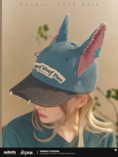 画像1: 【HSR 129pt】崩壊：スターレイル　青天航路もふもふ号・ワンこう　キャップ【予約2月下旬】 (1)