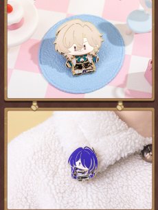 画像13: 【HSR 48pt】崩壊：スターレイル　ちびキャラ　ピンバッジ (13)