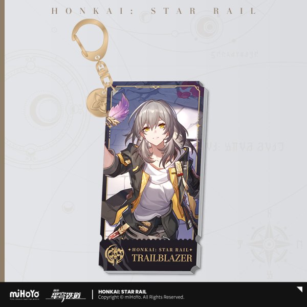 HSR 32pt】崩壊：スターレイル 記憶運命 アクリルキーホルダー - HAKUTEA