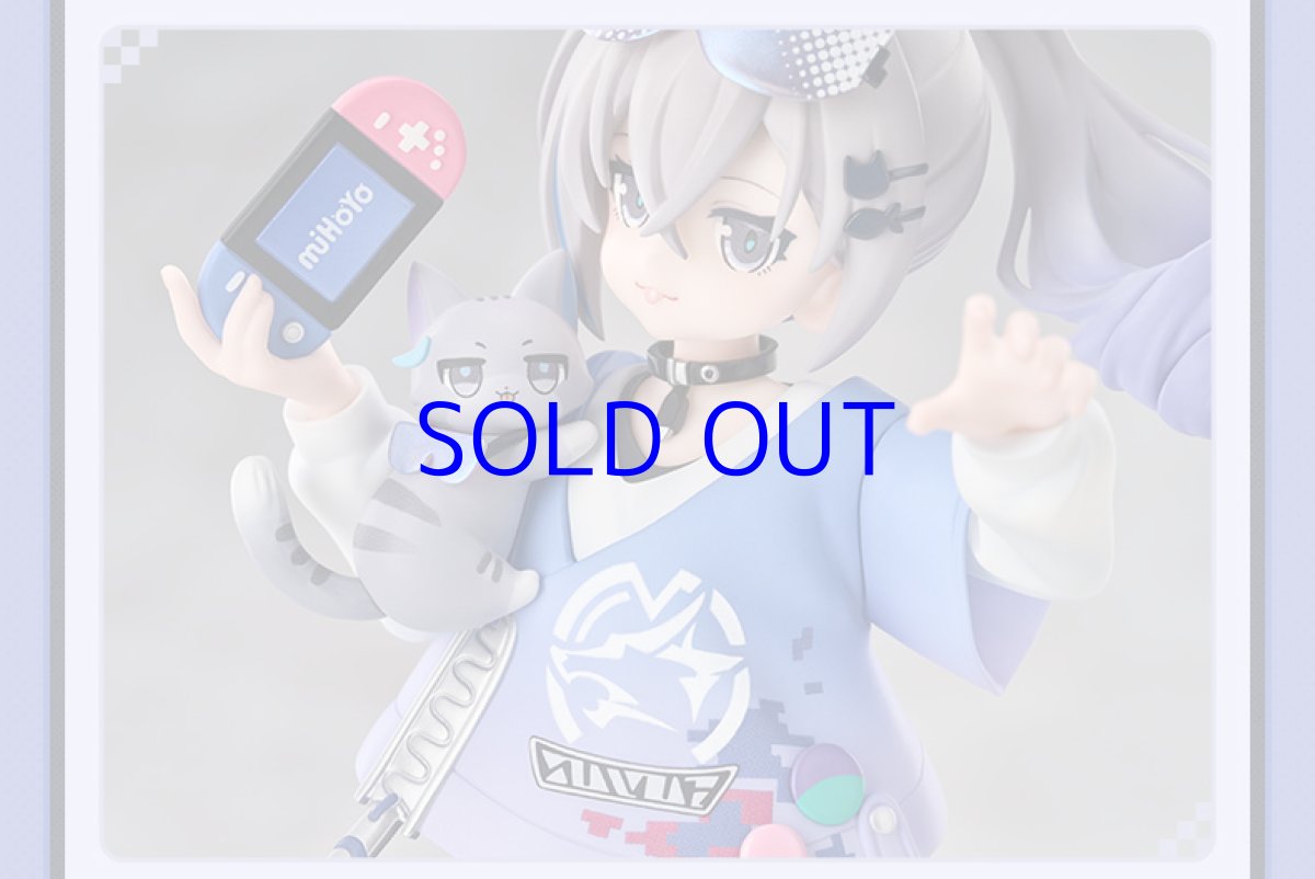 画像9: 崩壊：スターレイル　ちびねこ　銀狼フィギュア　特典バッジ付き【予約12月下旬】 (9)