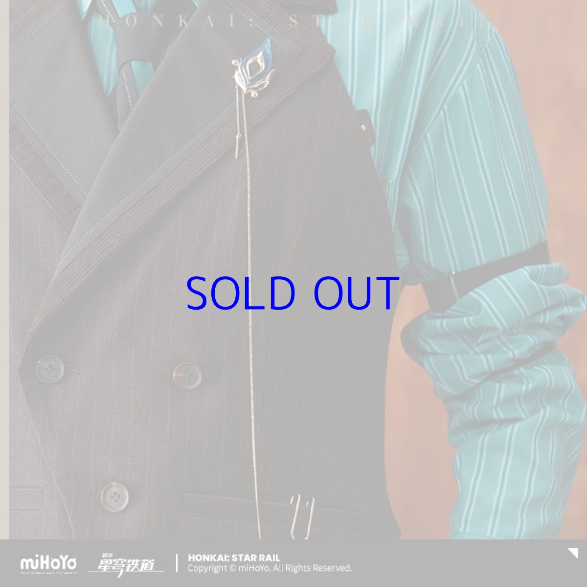 画像4: 崩壊:スターレイル アベンチュリンイメージ ブローチ (4)