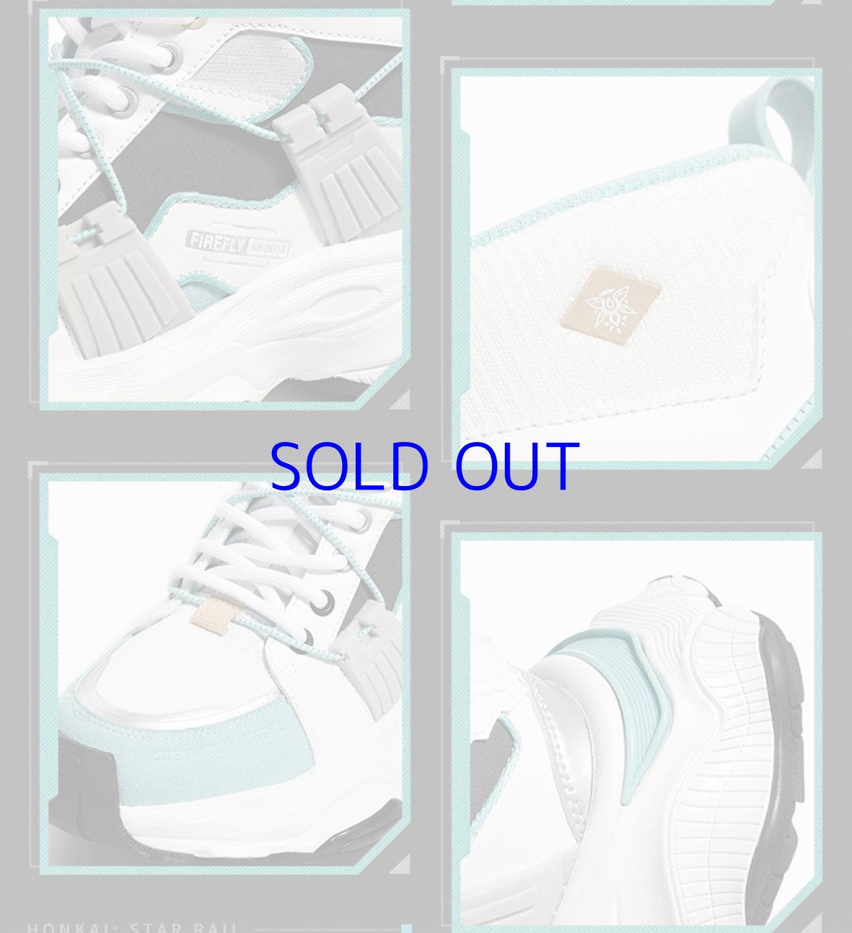 画像20: 【HSR 399pt】崩壊:スターレイル ホタルイメージ スニーカー 特典アクスタ付き (20)