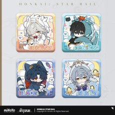 画像1: 【HSR 15pt】崩壊：スターレイル　男子寮　ちびキャラスクエアバッジ【予約180日以内】 (1)