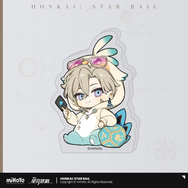 HSR 25pt】崩壊：スターレイル 男子寮 ちびキャラアクリルスタンド