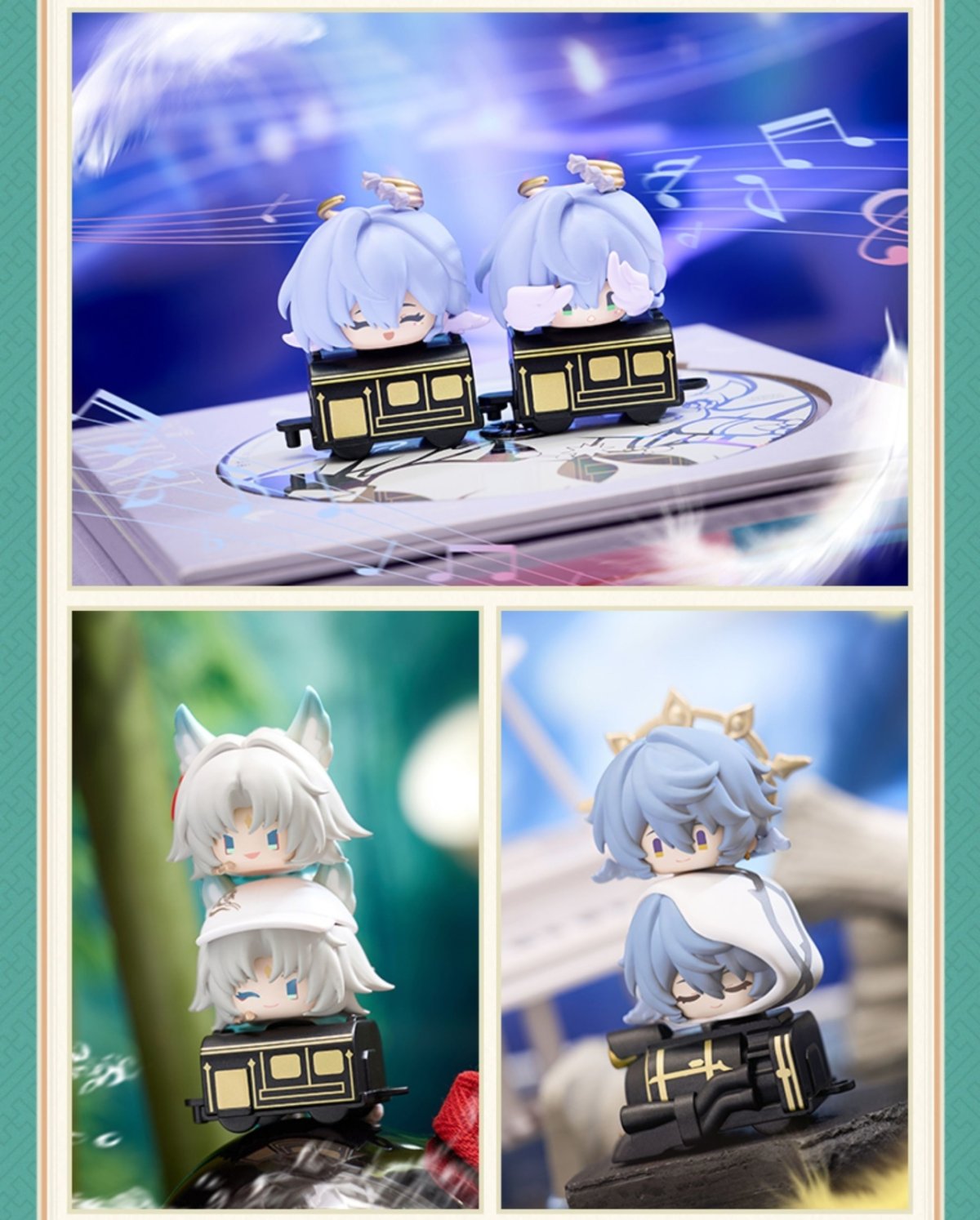 画像13: 崩壊：スターレイル　ミニ列車フィギュアVol.3　キャラ別2点セット (13)