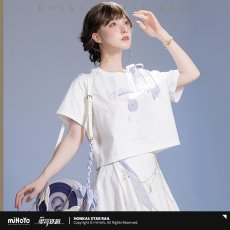 画像1: 【HSR 129pt】崩壊：スターレイル　ロビンイメージ　クロップドTシャツ（2種類） (1)