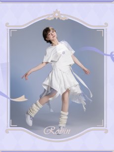 画像6: 【HSR 129pt】崩壊：スターレイル　ロビンイメージ　クロップドTシャツ（2種類） (6)