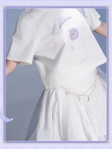 画像3: 【HSR 129pt】崩壊：スターレイル　ロビンイメージ　クロップドTシャツ（2種類） (3)