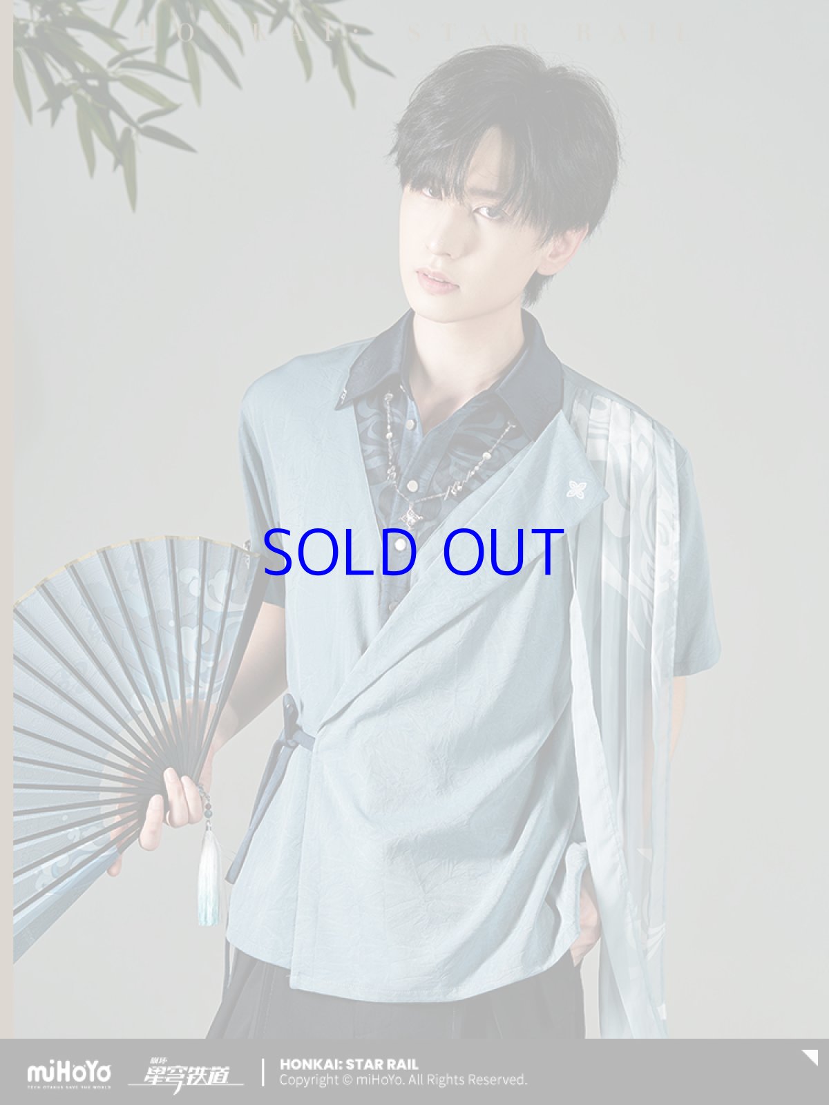 画像1: 【HSR 269pt】崩壊：スターレイル　飛霄イメージ　シャツ　特典アクスタ付き (1)