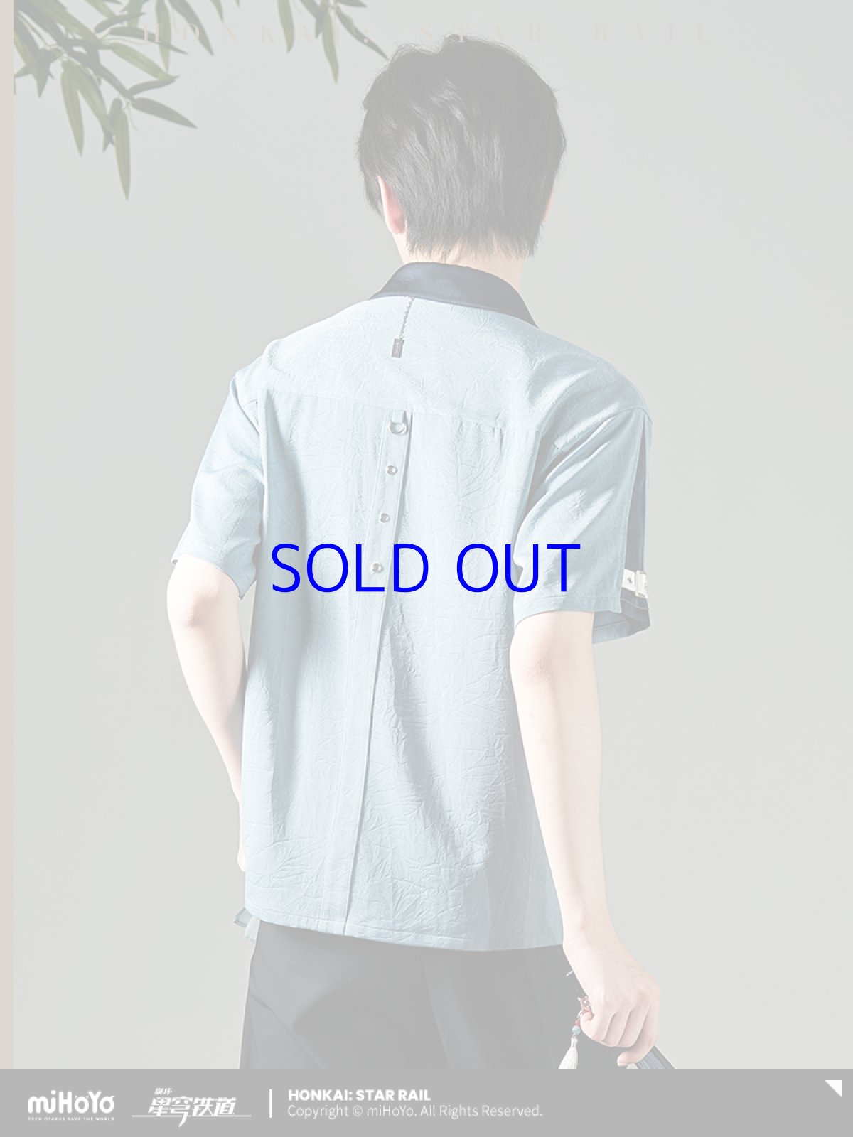 画像4: 【HSR 269pt】崩壊：スターレイル　飛霄イメージ　シャツ　特典アクスタ付き (4)