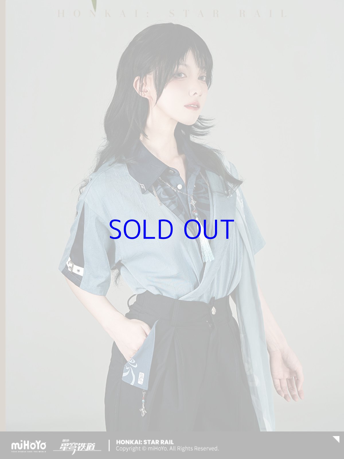 画像5: 【HSR 269pt】崩壊：スターレイル　飛霄イメージ　シャツ　特典アクスタ付き (5)