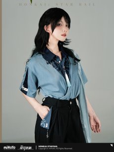 画像5: 【HSR 269pt】崩壊：スターレイル　飛霄イメージ　シャツ　特典アクスタ付き【予約2026年1月】 (5)