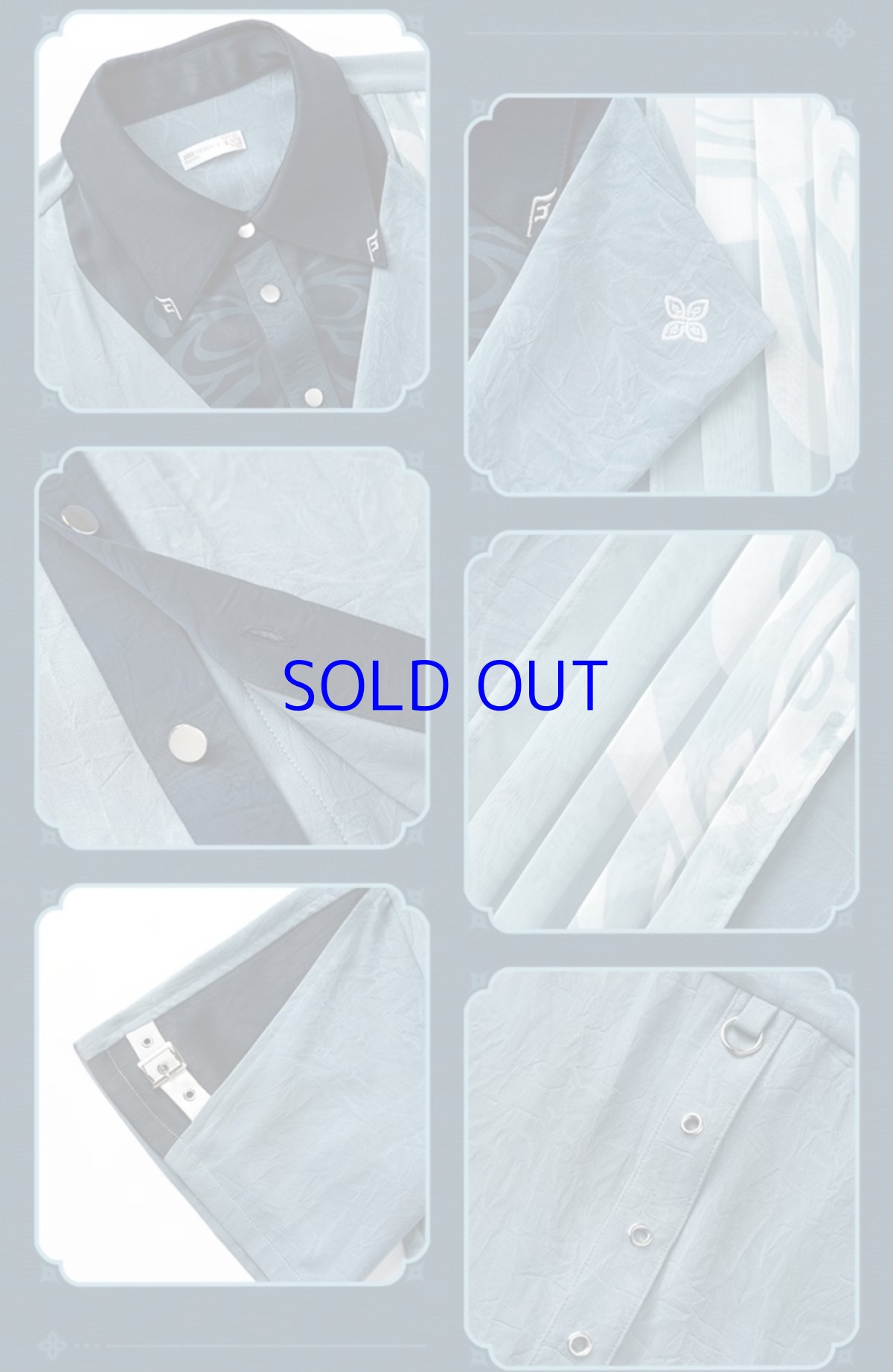 画像17: 【HSR 269pt】崩壊：スターレイル　飛霄イメージ　シャツ　特典アクスタ付き (17)