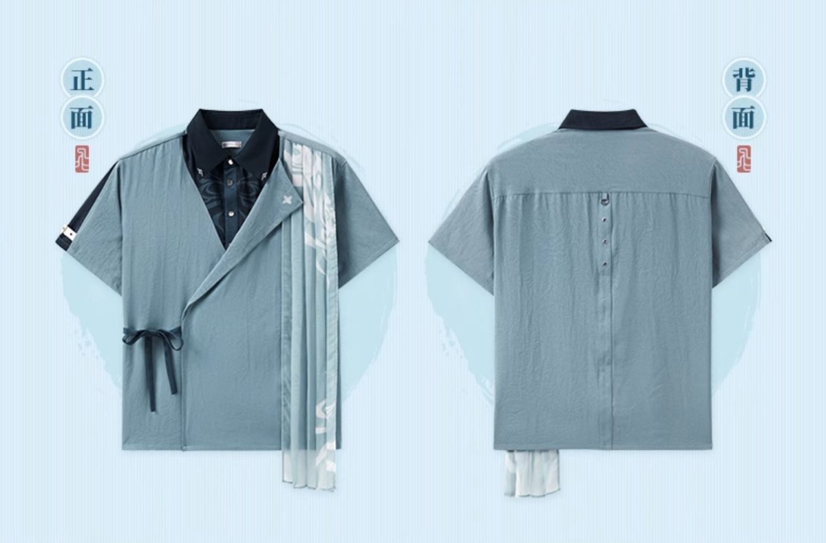 画像18: 崩壊：スターレイル　飛霄イメージ　シャツ　特典アクスタ付き (18)