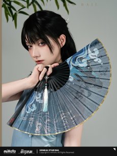 画像2: 【HSR 119pt】崩壊：スターレイル　飛霄イメージ　扇子【予約180日以内】 (2)