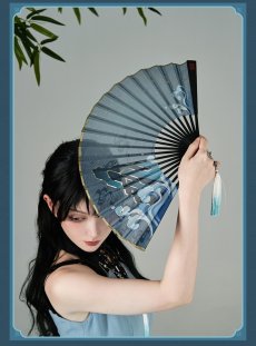 画像9: 【HSR 119pt】崩壊：スターレイル　飛霄イメージ　扇子【予約180日以内】 (9)