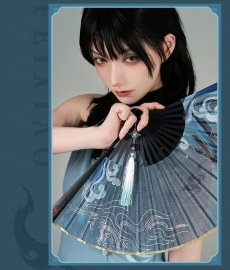 画像10: 【HSR 119pt】崩壊：スターレイル　飛霄イメージ　扇子【予約180日以内】 (10)