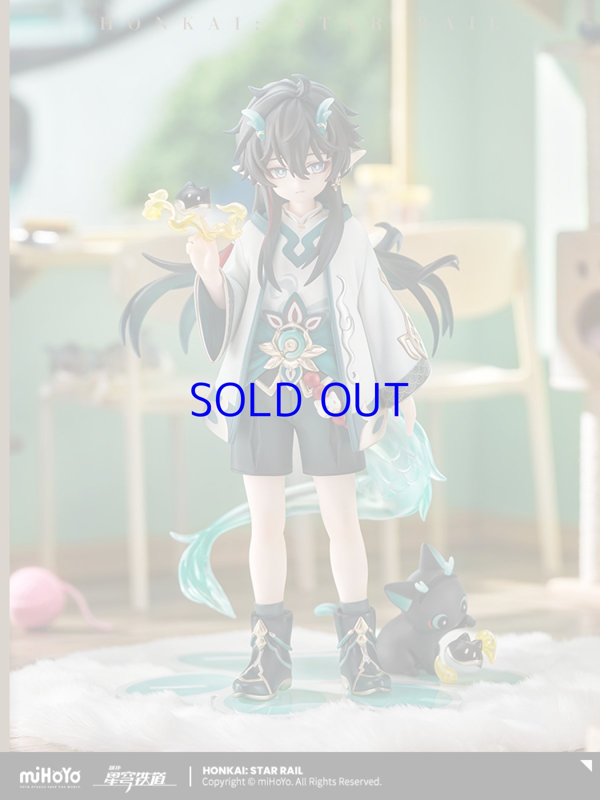 画像2: 崩壊：スターレイル　ちびねこ　丹恒・飲月フィギュア　特典バッジ付き【予約2026年4月】 (2)