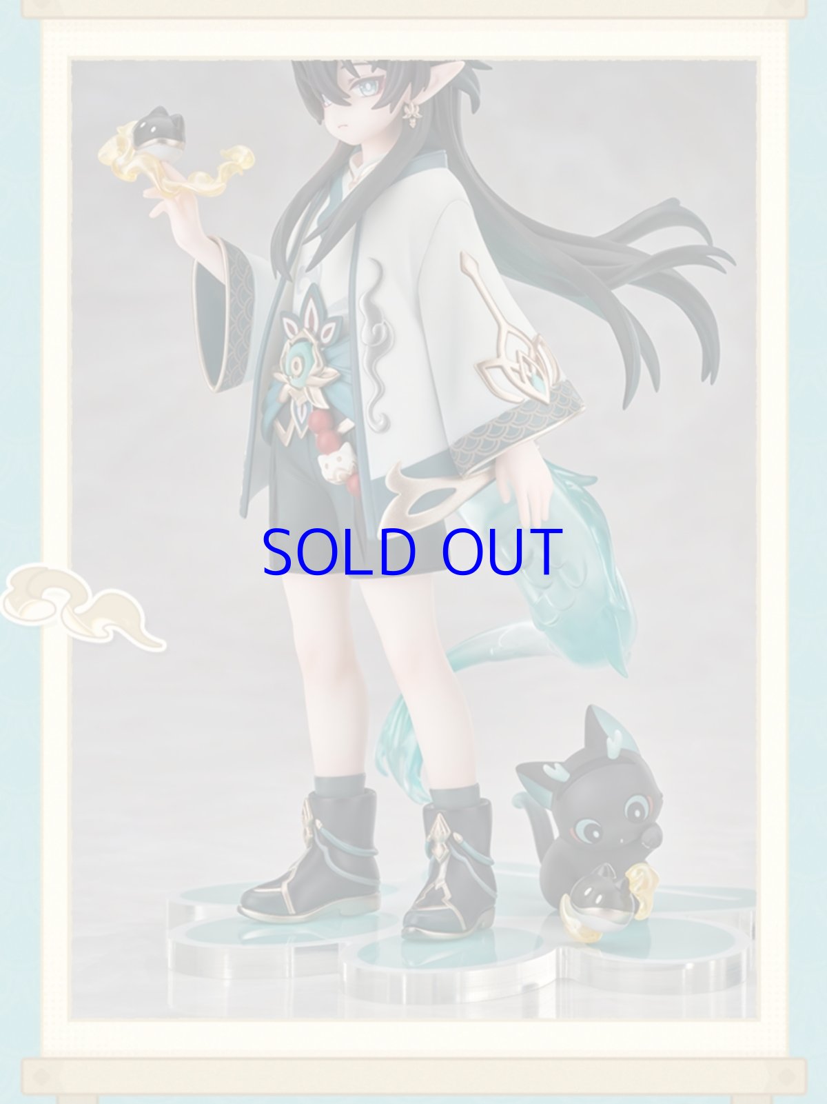 画像20: 崩壊：スターレイル　ちびねこ　丹恒・飲月フィギュア　特典バッジ付き【予約2026年4月】 (20)