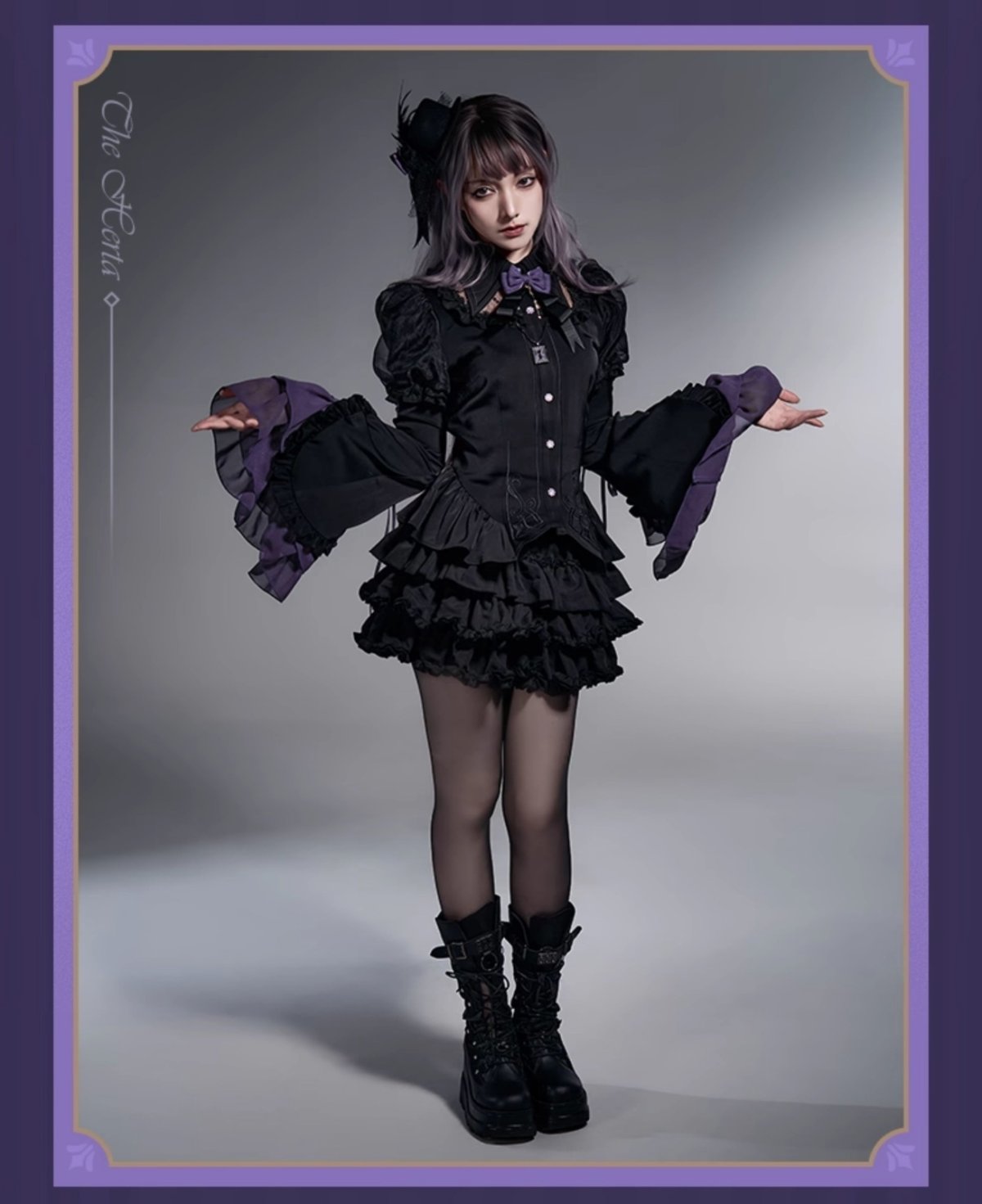 画像8: 【HSR 309pt】崩壊:スターレイル マダム・ヘルタイメージ シャツ 特典アクスタ付き【予約2026年3月】 (8)