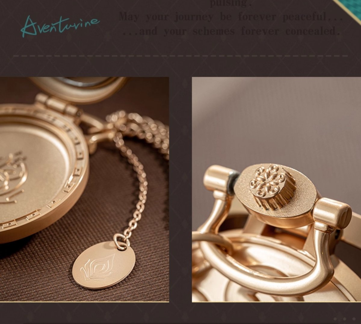 画像7: 【HSR 128pt】崩壊:スターレイル アベンチュリン 懐中時計風バッグチャーム【予約180日以内】 (7)