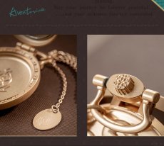 画像7: 【HSR 128pt】崩壊:スターレイル アベンチュリン 懐中時計風バッグチャーム【予約180日以内】 (7)