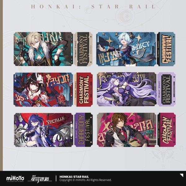 HSR 108pt】崩壊：スターレイル 宴への招待 アクリルカードセット｜HAKUTEA