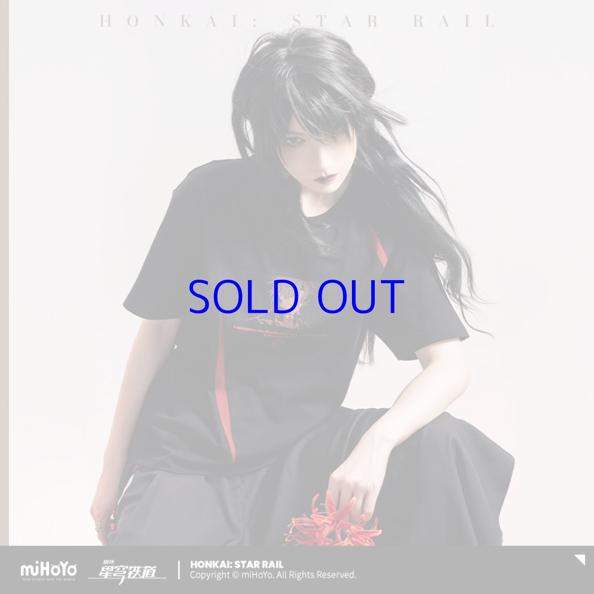 画像4: 【HSR 149pt】崩壊：スターレイル　刃イメージ　Tシャツ・A (4)