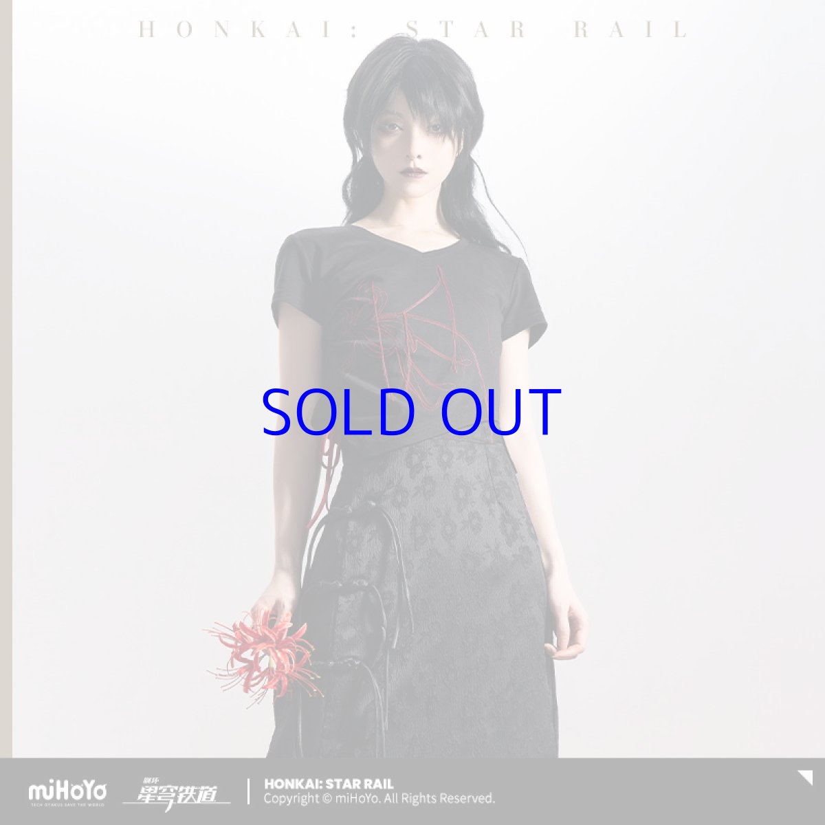 画像1: 【HSR 149pt】崩壊：スターレイル　刃イメージ　Tシャツ・B (1)