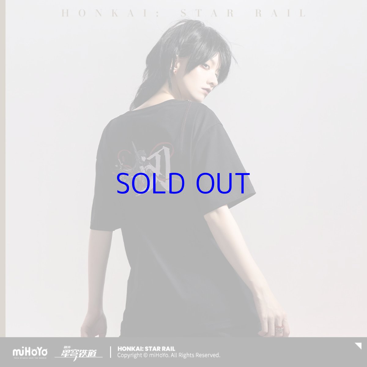 画像1: 【HSR 149pt】崩壊：スターレイル　刃イメージ　Tシャツ・C (1)
