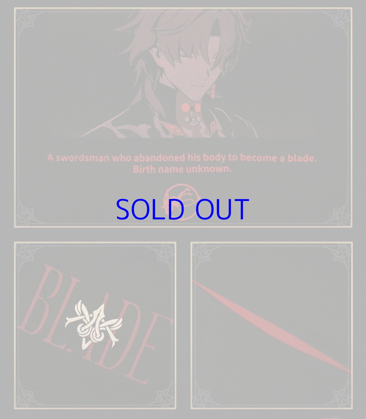 画像10: 【HSR 149pt】崩壊：スターレイル　刃イメージ　Tシャツ・A (10)