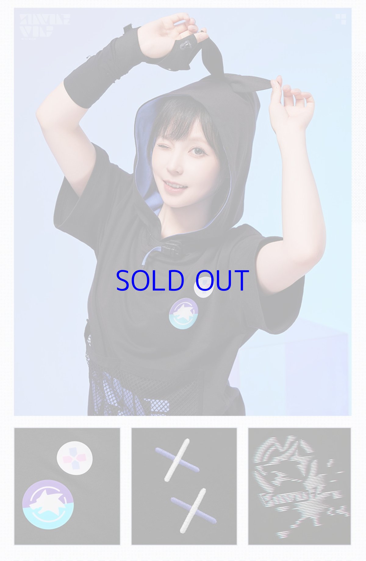 画像6: 【HSR 129pt】崩壊：スターレイル　銀狼イメージ　パーカー (6)