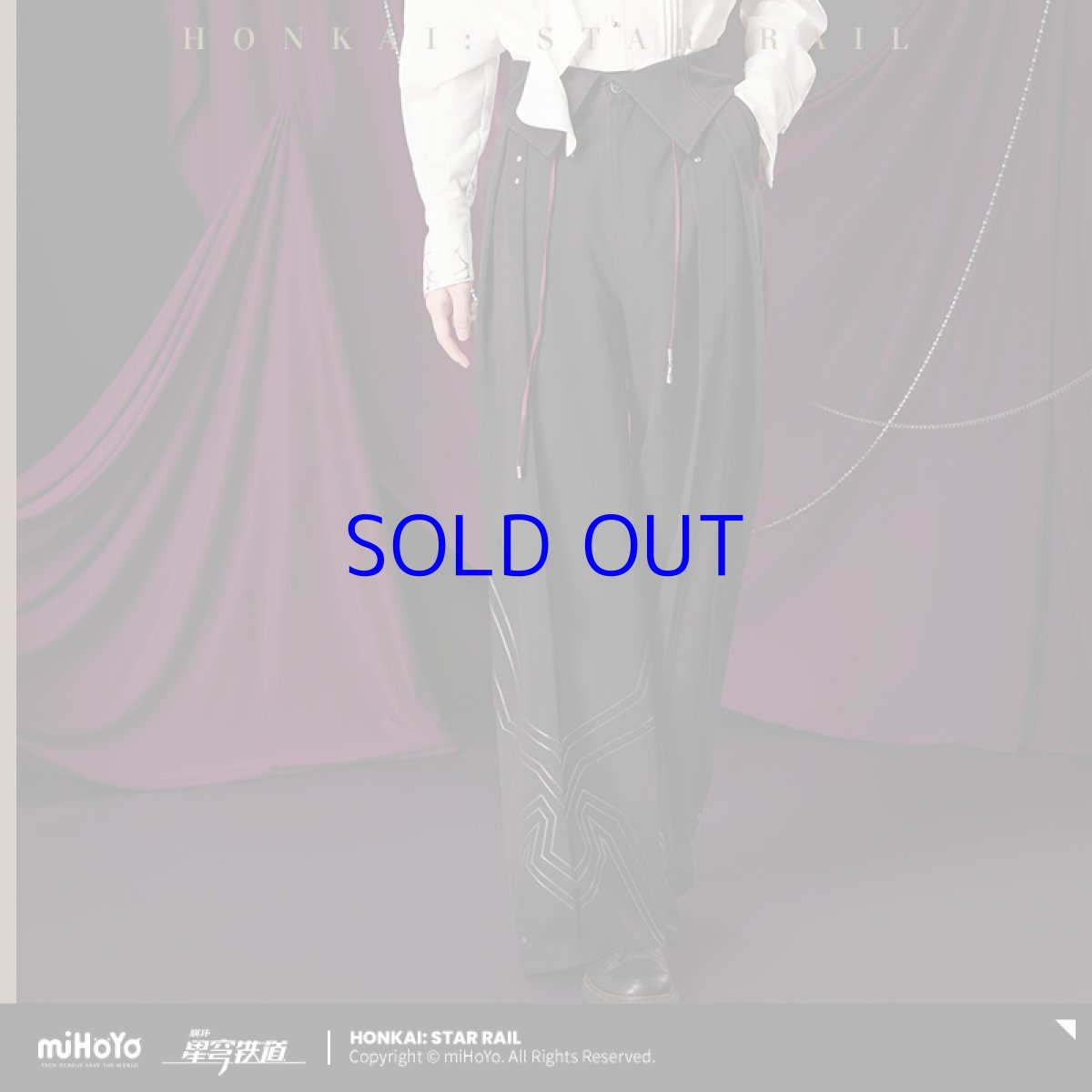 画像4: 【HSR 299pt】崩壊：スターレイル　カフカイメージ　ワイドパンツ　特典アクスタ付き (4)