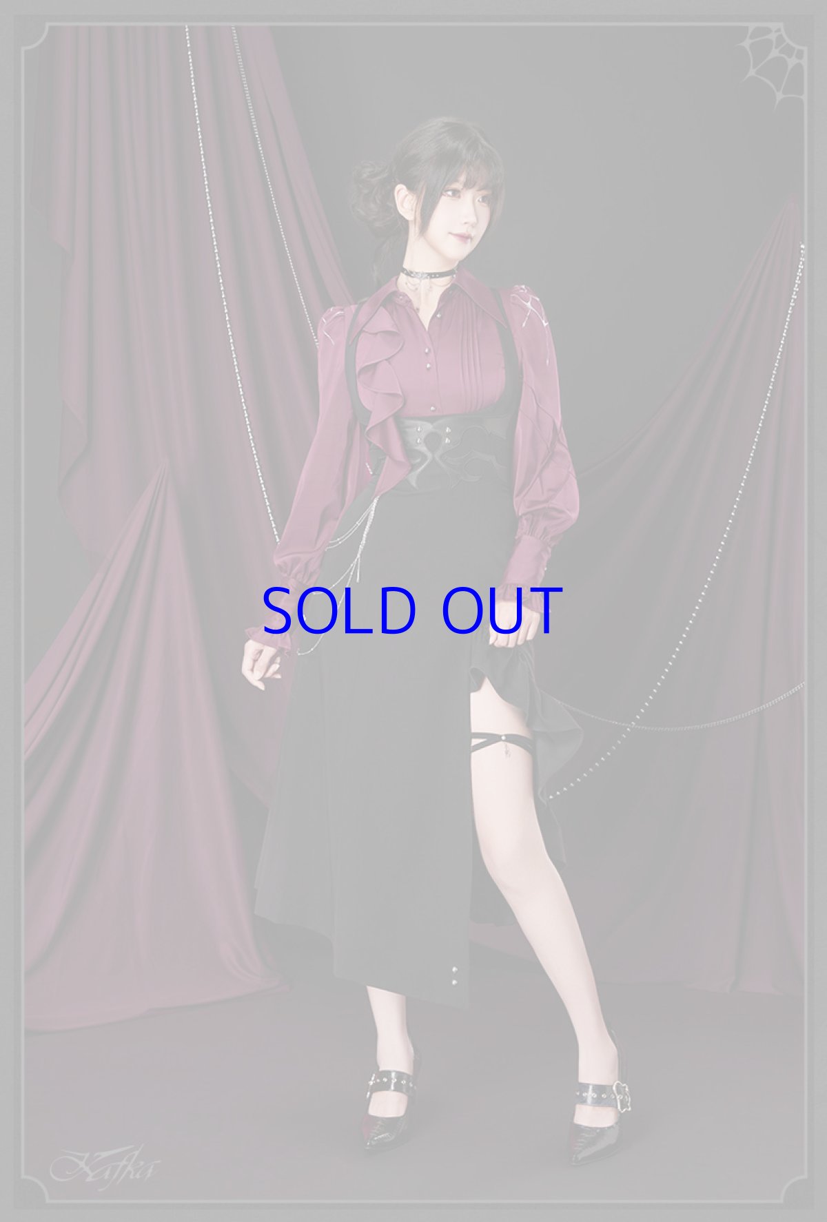 画像11: 【HSR 349pt】崩壊：スターレイル　カフカイメージ　ロングスカート　特典アクスタ付き (11)