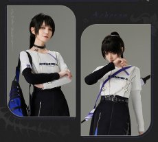 画像12: 【HSR 249pt】崩壊：スターレイル　黄泉イメージ　Tシャツ　特典アクスタ付き (12)