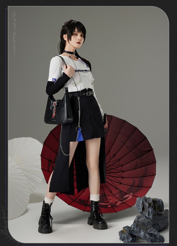 HSR 249pt】崩壊：スターレイル 黄泉イメージ Tシャツ 特典アクスタ
