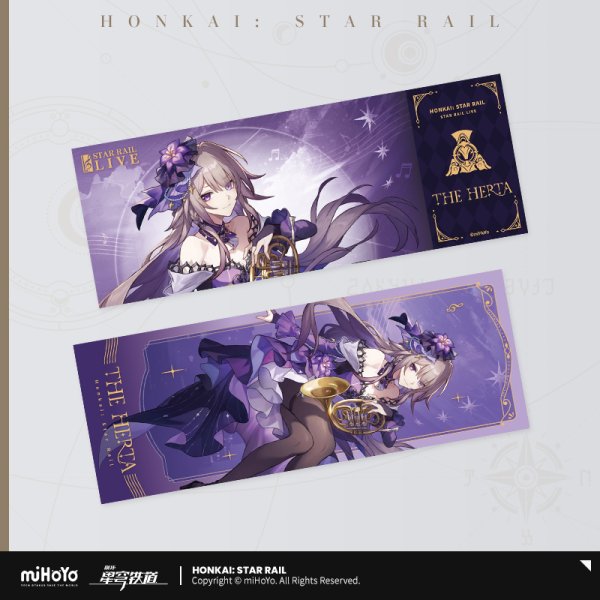崩壊：スターレイル スターレイルLIVE チケット風カード｜HAKUTEA