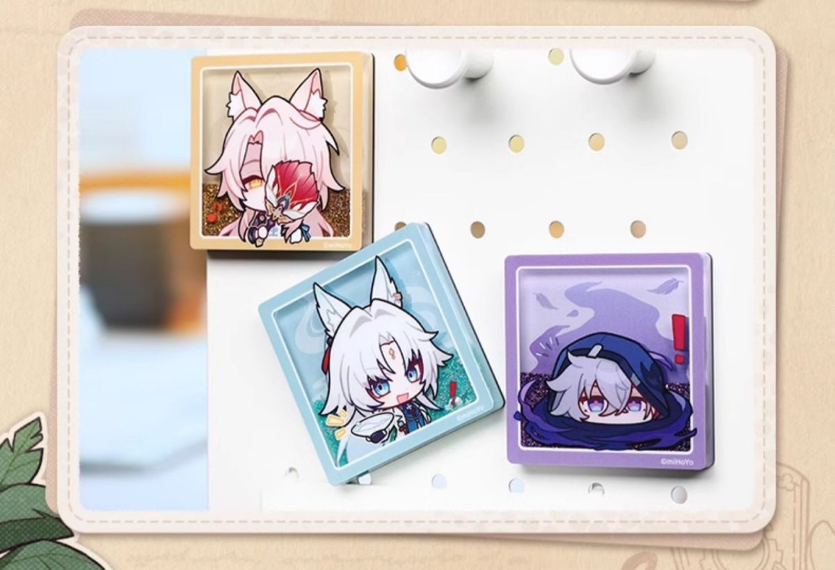 画像15: 【HSR 32pt】崩壊：スターレイル　パムの展示館　グリッターマグネット (15)