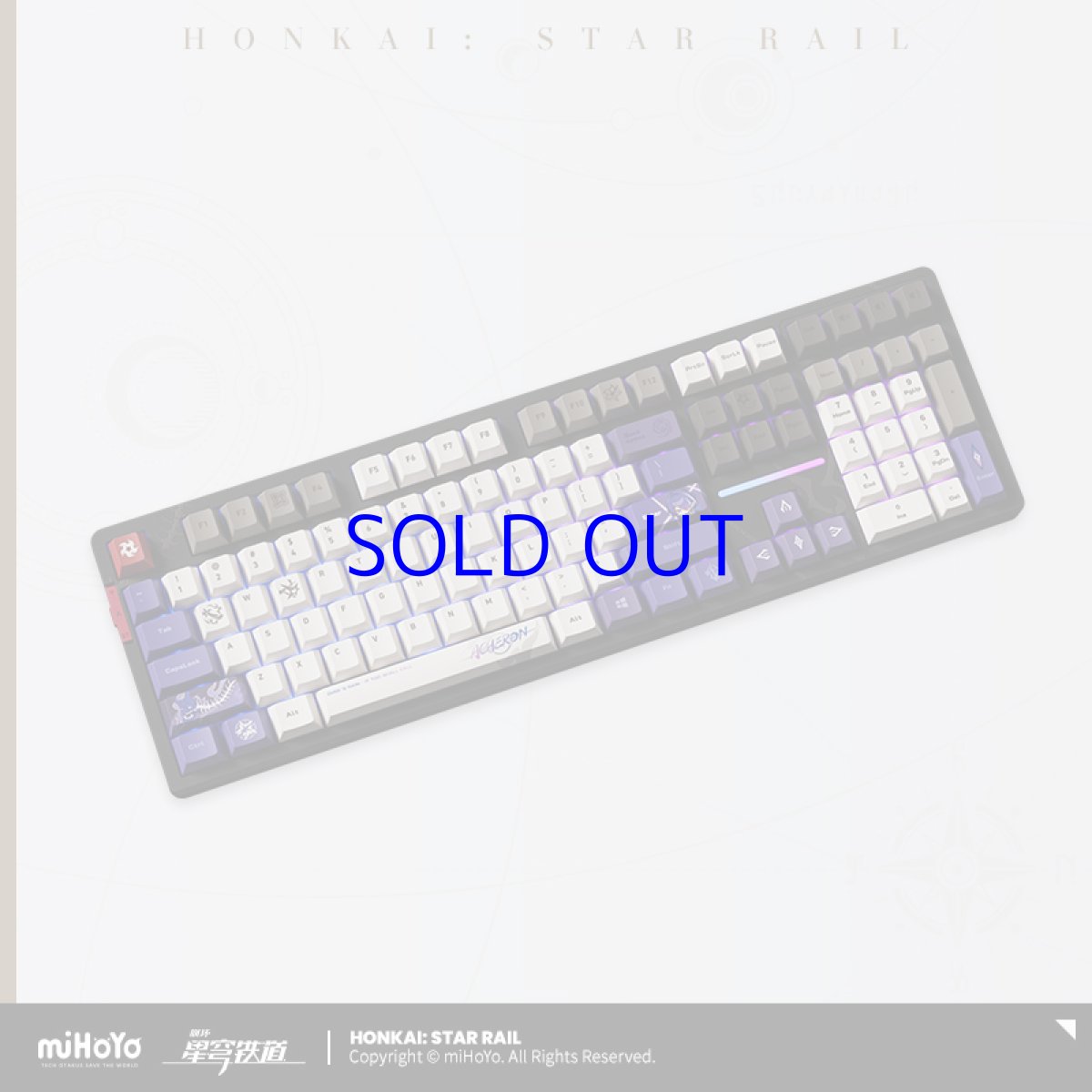 画像3: 崩壊：スターレイル　黄泉　108キーメカニカルキーボード【特殊航空便、船便】 (3)