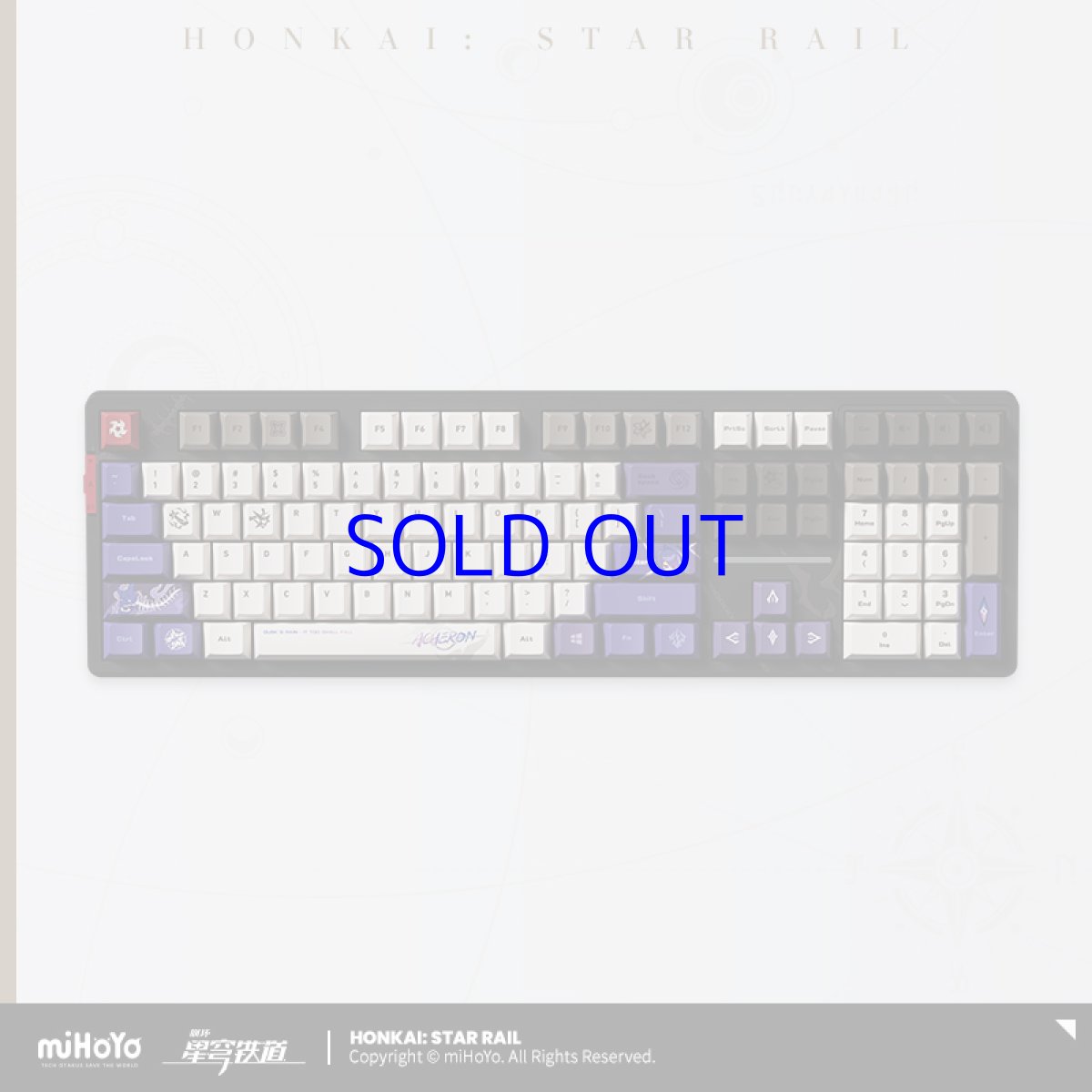 画像1: 崩壊：スターレイル　黄泉　108キーメカニカルキーボード【特殊航空便、船便】 (1)