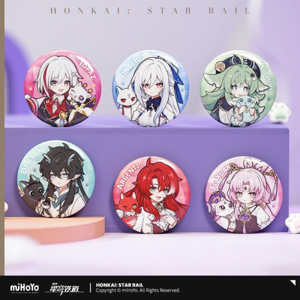 HSR 15pt】崩壊：スターレイル ちびっこネコ 缶バッジ Vol.1｜HAKUTEA