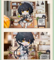 画像5: 【鳴潮A 49pt】鳴潮　晴れの日の約束　ミニキャラ　シーンアクリルスタンド (5)