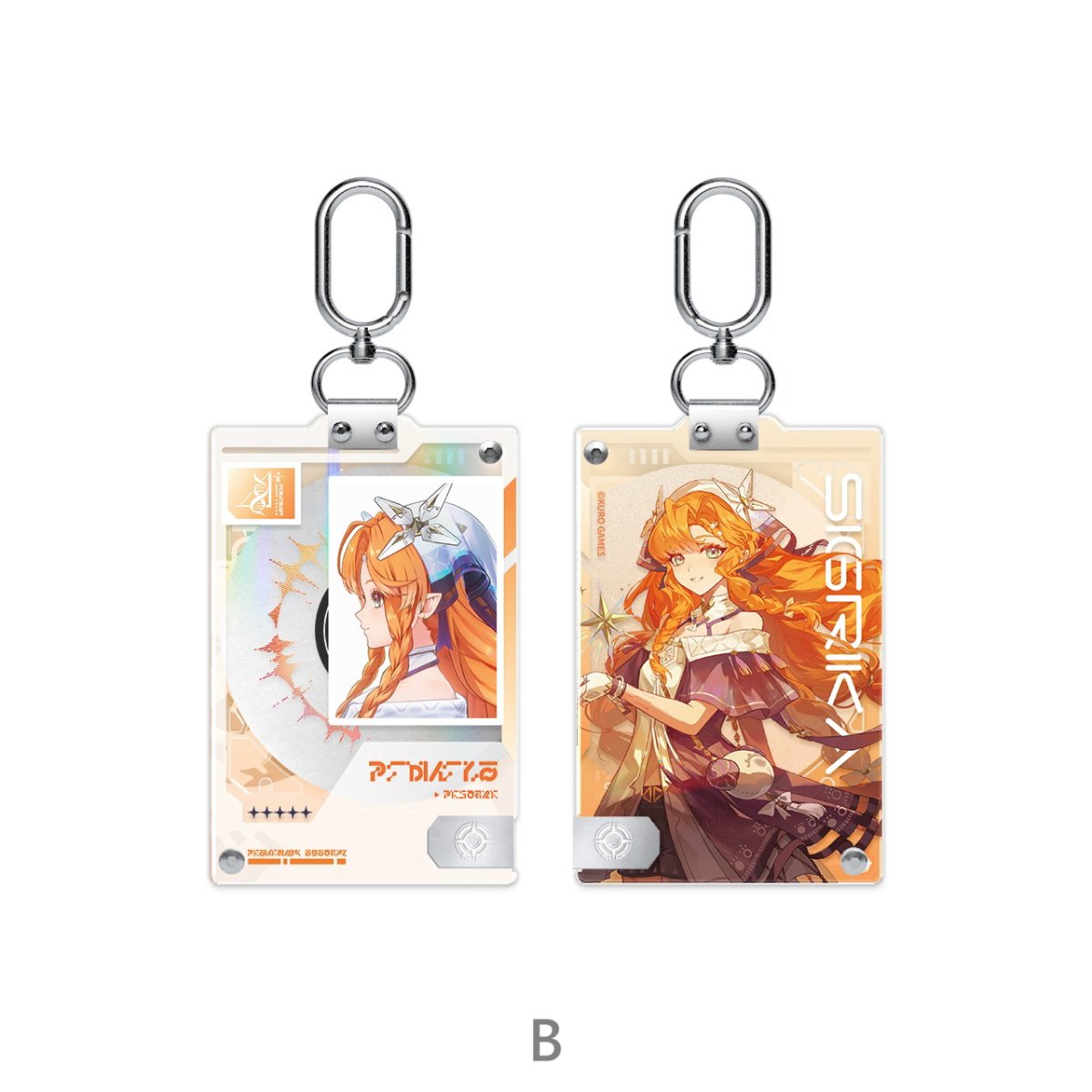 画像2: 【鳴潮A 42pt】鳴潮　シグリカ　スタートーチ学園　IDカードキーホルダー【予約180日以内】 (2)