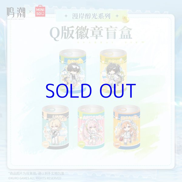 鳴潮×MINISO 漫岸醇光 ミニキャラ缶バッジ 5点ボックス - HAKUTEA
