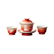 画像4: 鳴潮×景徳鎮コラボ　長離イメージ　茶器セット【数量期間限定】【予約2月下旬】 (4)