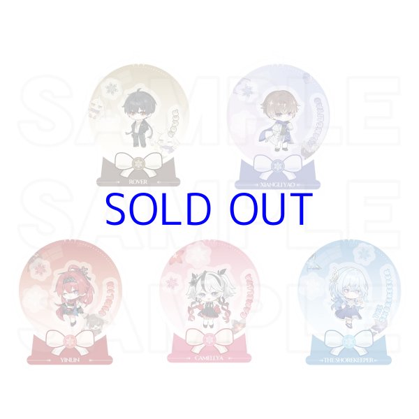鳴潮 池ハロ アクリルキーホルダー4種+ポストカード ステッカーセット