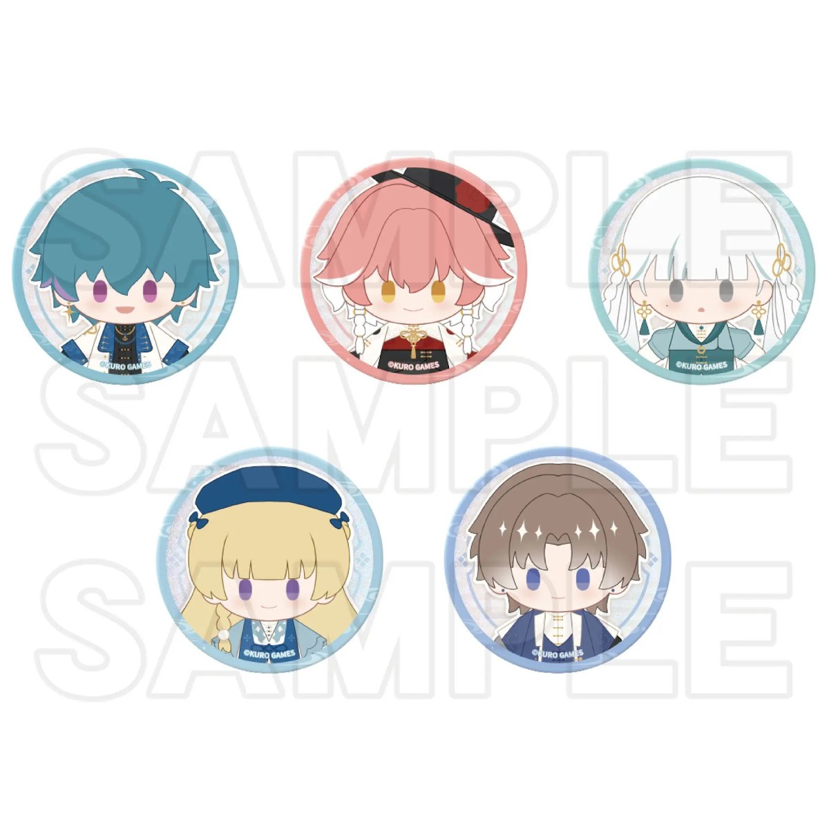 画像2: 鳴潮 綺夢幻影 ちびキャラミニ缶バッチセット (2)